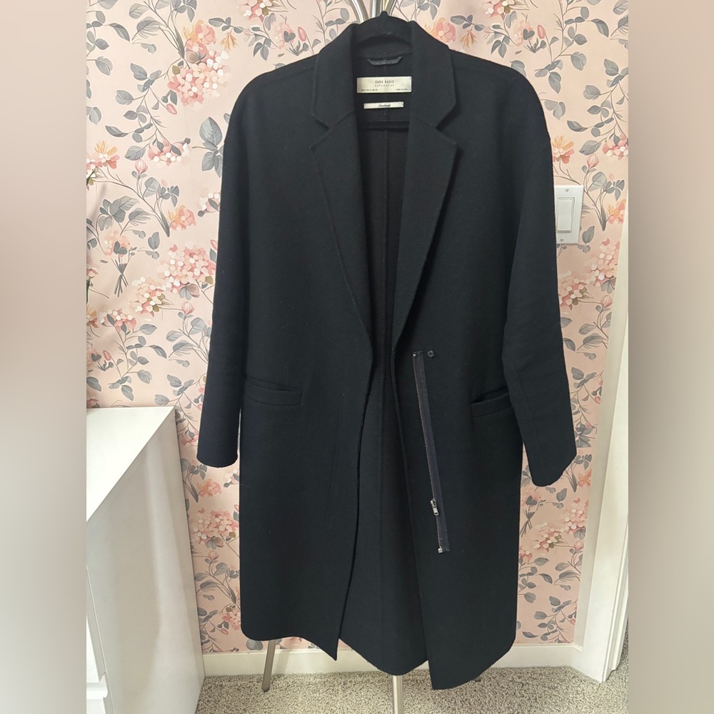Zara Classic Black Coat